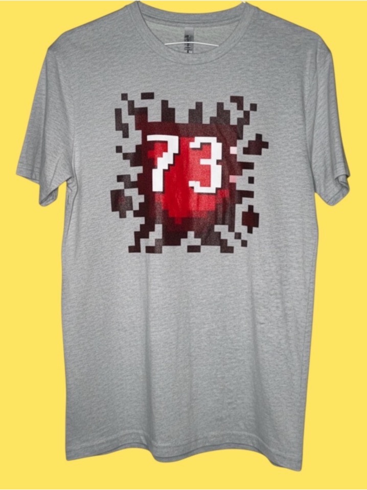 Runescape Max 73 Tee  Red Accent